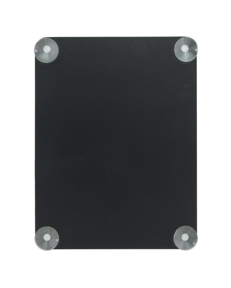 Tableau noir - Fenêtre - Double face - H 41,5 x 27 x 0,2 CM - Noir - Securit - PFW-27-36-BL