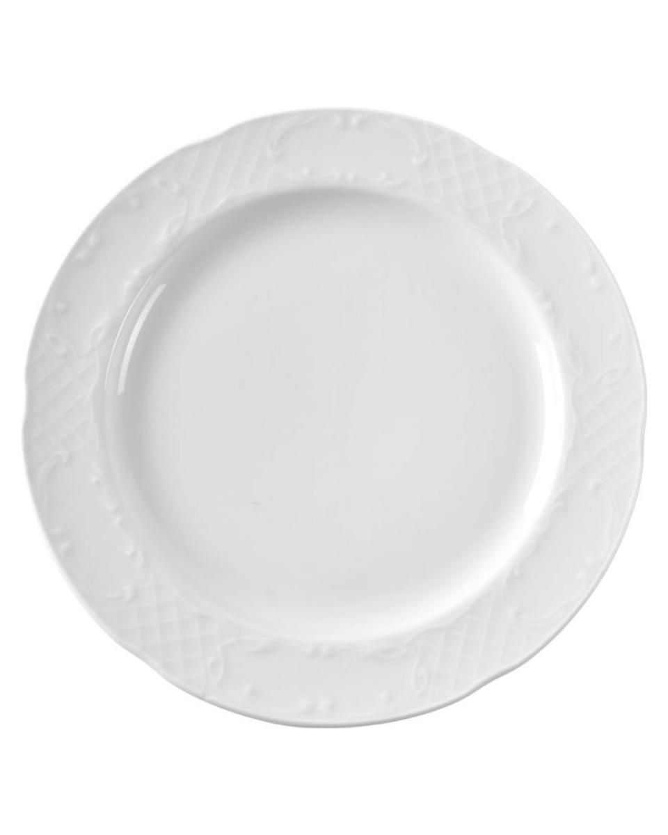 Assiette Plate - 6 pièces - Flora - Porcelaine - Ø30 CM - Hendi - 787045