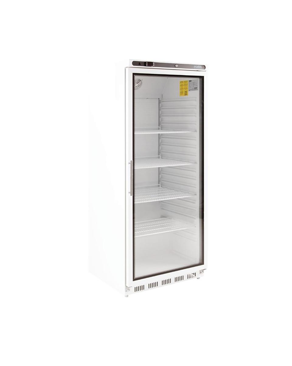 Réfrigérateur porte vitrée - 600 Litres - 1 porte - H 189,5 x 77,7 x 73,5 CM - 185 W - 230 V - Polar - CD088