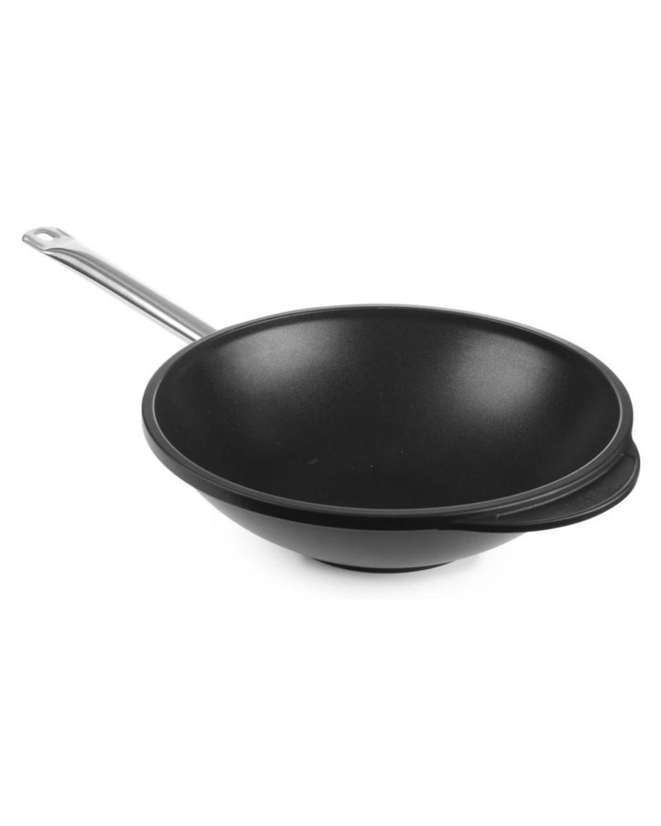 Poêle wok - Fonte d'aluminium - Ø32 cm - Hendi - Professionnel - 839010
