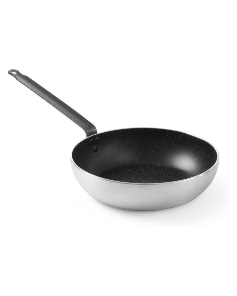 Poêle wok - Aluminium - Ø28 cm - Hendi - Marbre - Professionnel - 627730