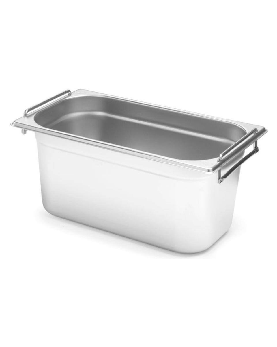 Bac gastronorme - 1/3 GN - Inox - 20 cm - Anses - Budget Line - Hendi - 817452