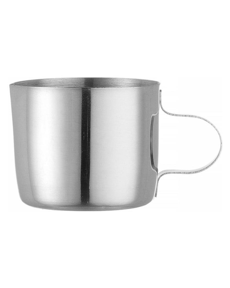 Pot à crème - 0,02 litre - Acier inoxydable - Hendi - 450109