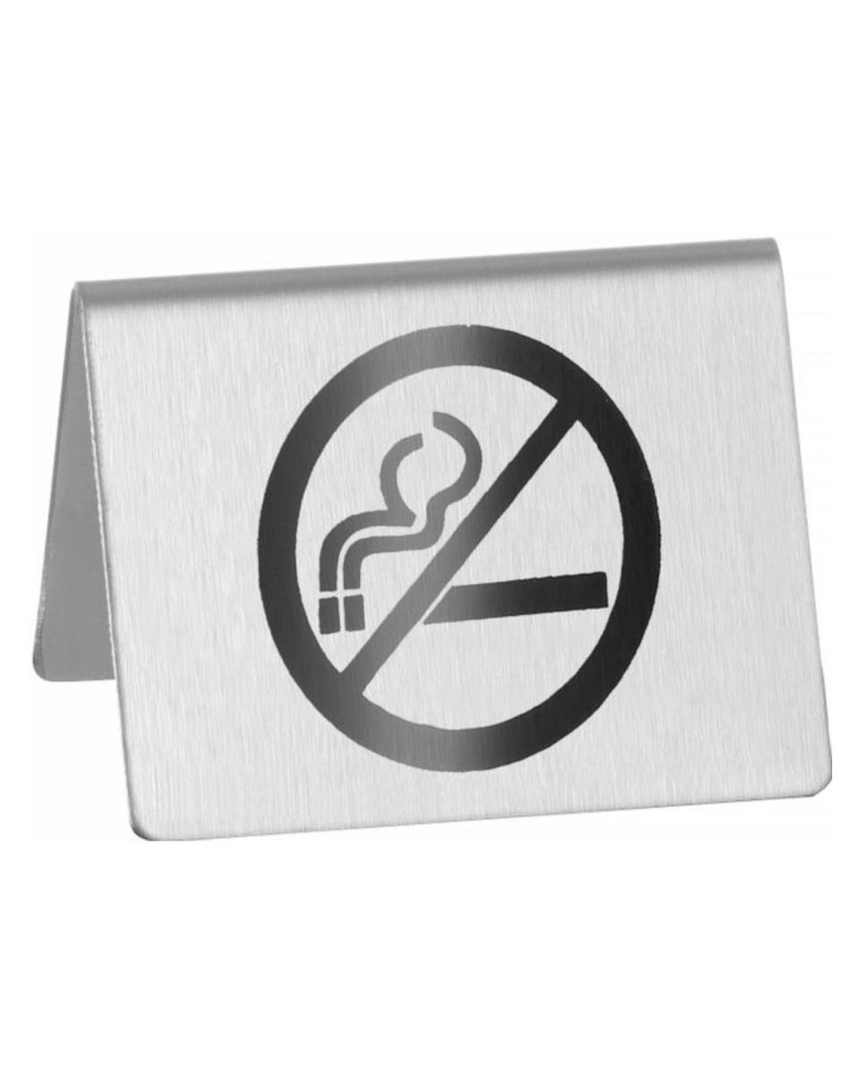 Support de table - Non fumeur - 5,2 CM - Inox - Hendi - 663660