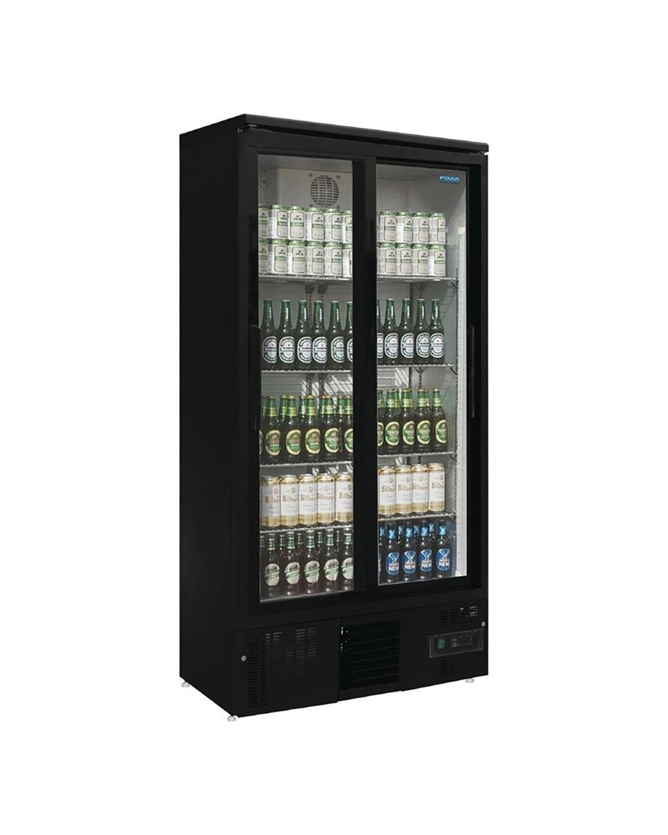 Réfrigérateur porte vitrée - 490 Litres - H 188 x 92 x 51,4 CM - 400 W - 230 V - Polar - GJ448