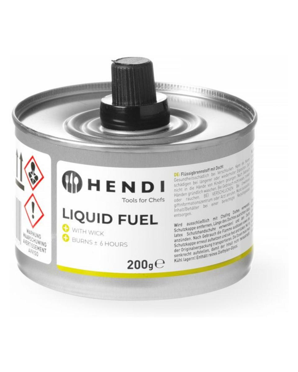 Combustible liquide avec mèche - Hendi - 193938