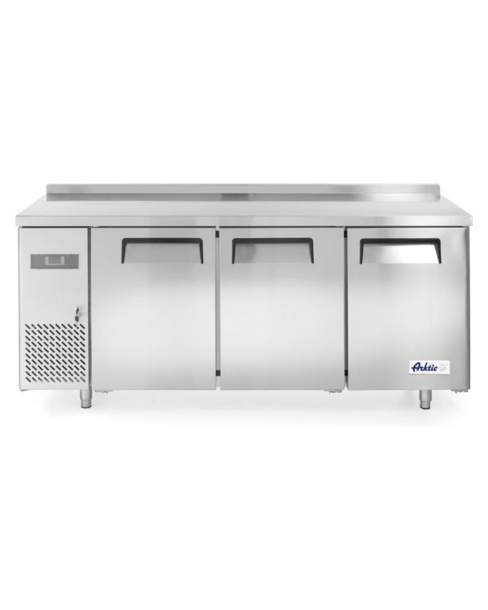 Etabli congélateur 3 portes Kitchen Line 390L - Inox - H 85 X 60 X 180 CM - Hendi - 233399