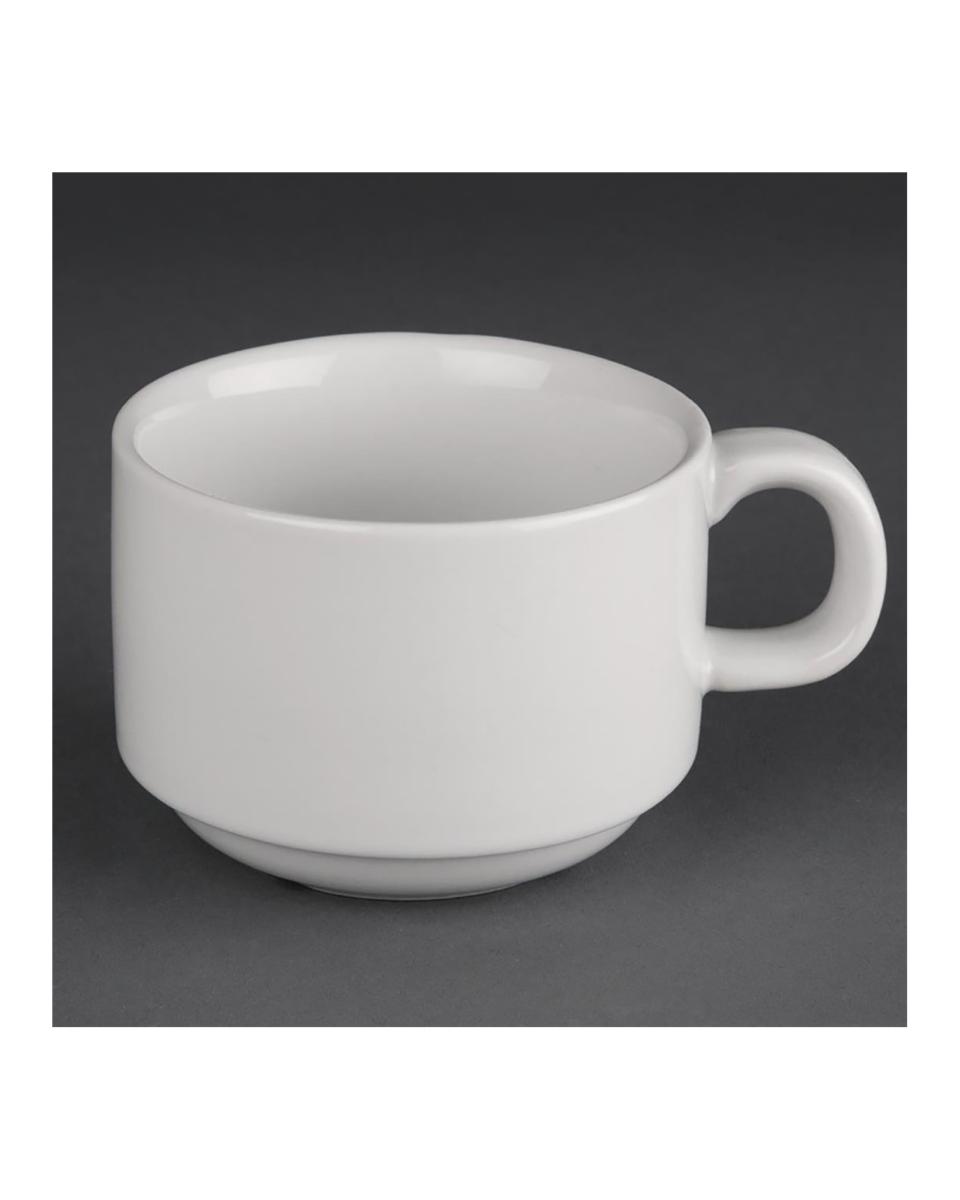 Tasse à café - 20 CL - 24 pièces - H 6,2 x 11,1 x 8,5 CM - Porcelaine - Olympia - CC200