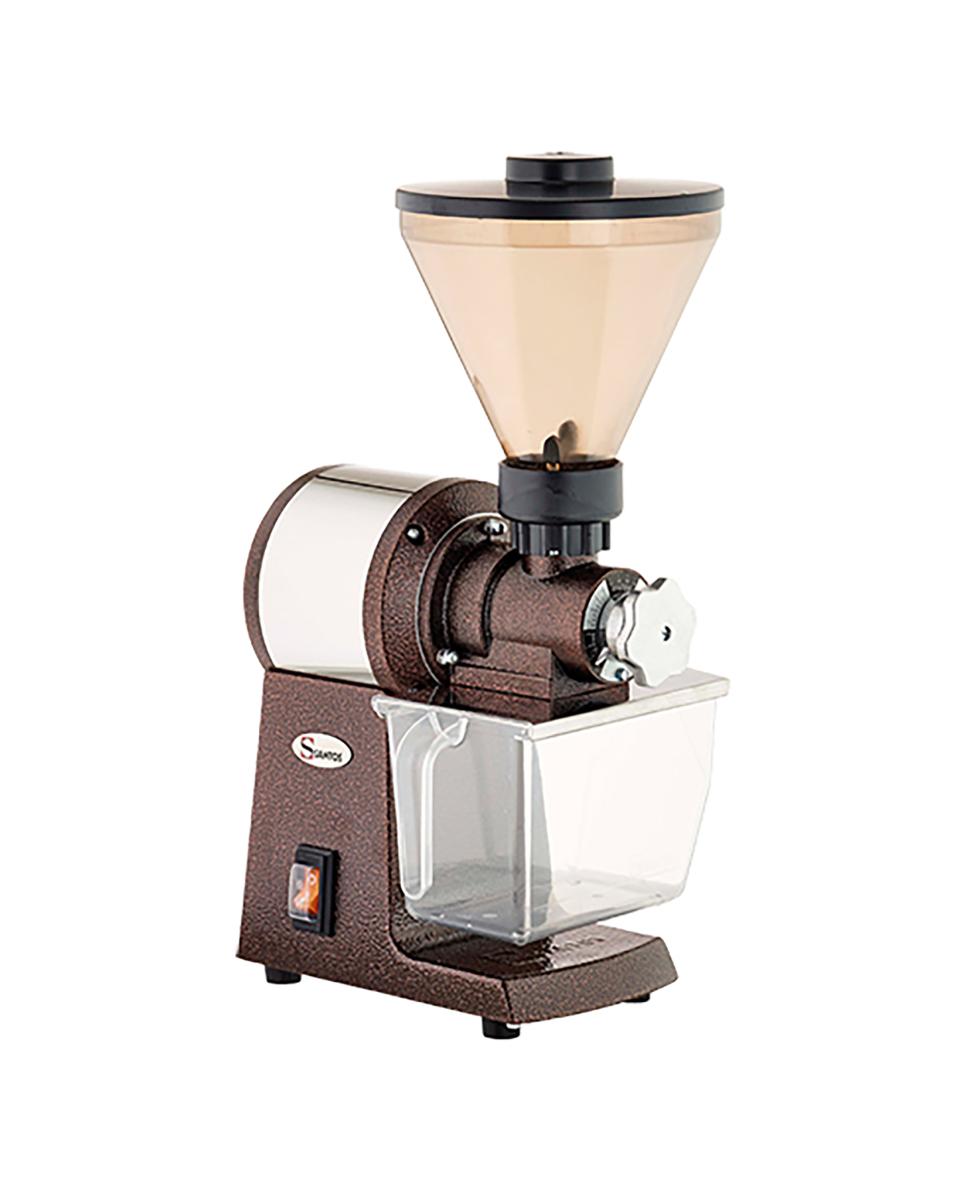 Moulin à café - H 55 x 25 x 32 CM - 14 KG - 220 - 240 V - 600 W - Inox - Santos - 408001