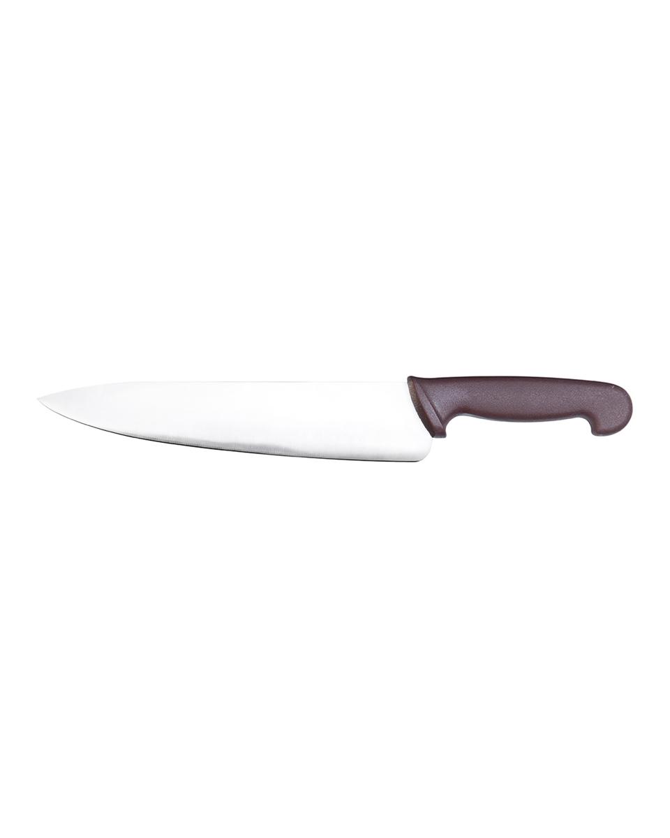 Couteau de chef - 25 CM - HACCP - Marron - Promoline