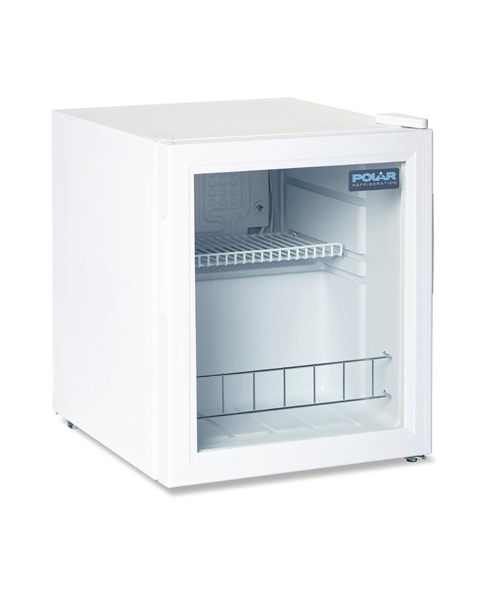 Réfrigérateur porte vitrée - 46 Litres - H 51 x 43 x 48 CM - 85 W - 230 V - Polar - DM071
