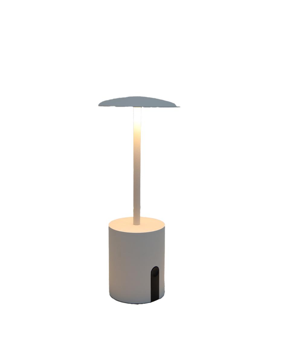 Lampe de Table de Terrasse - Paraguas - LED - Blanc - Promoline