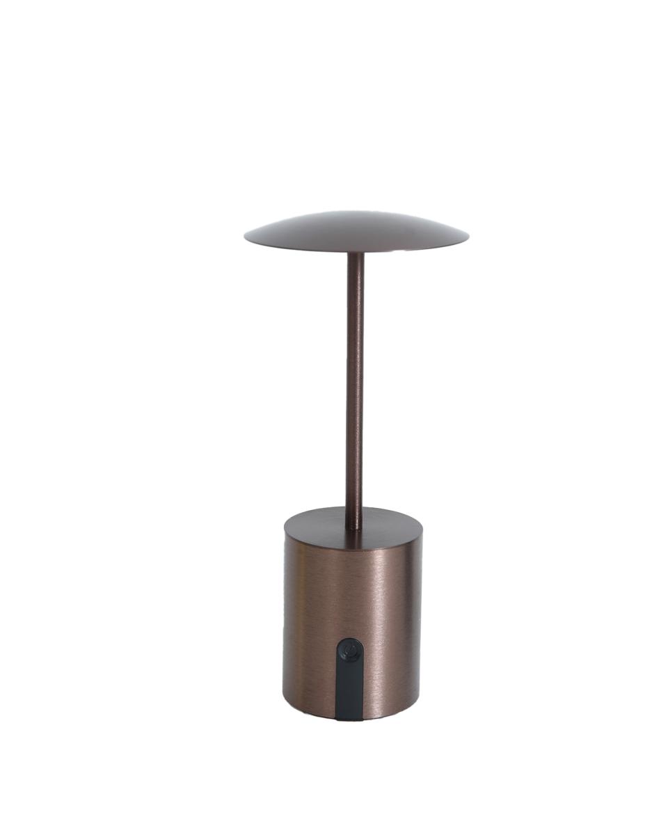 Lampe de Table de Terrasse - Paraguas - LED - Bronze - Promoline