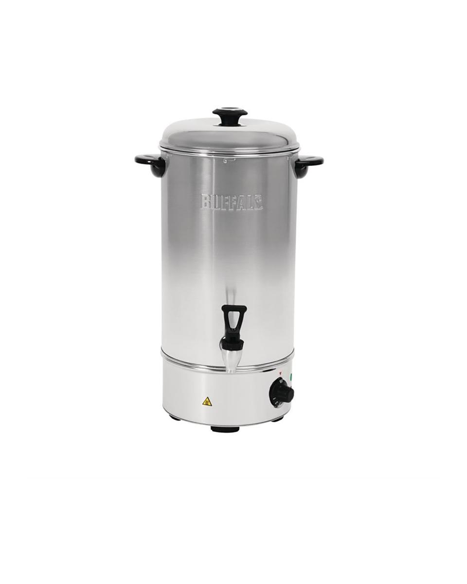Distributeur d'eau chaude - 10 Litres - H 47 x 31,3 x 32,6 CM - 230 V - Inox - Buffalo - GL346