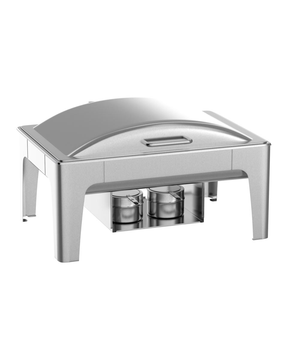 Chafing dish - Deluxe - 1/1 GN - Inox - 9 Litre - Promoline