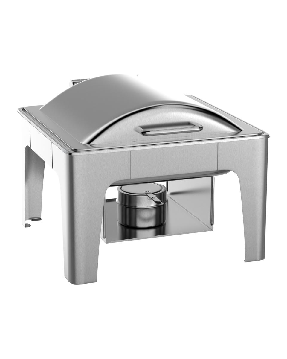 Chafing dish - Deluxe - 2/3 GN - Inox - 6 Litres - Promoline