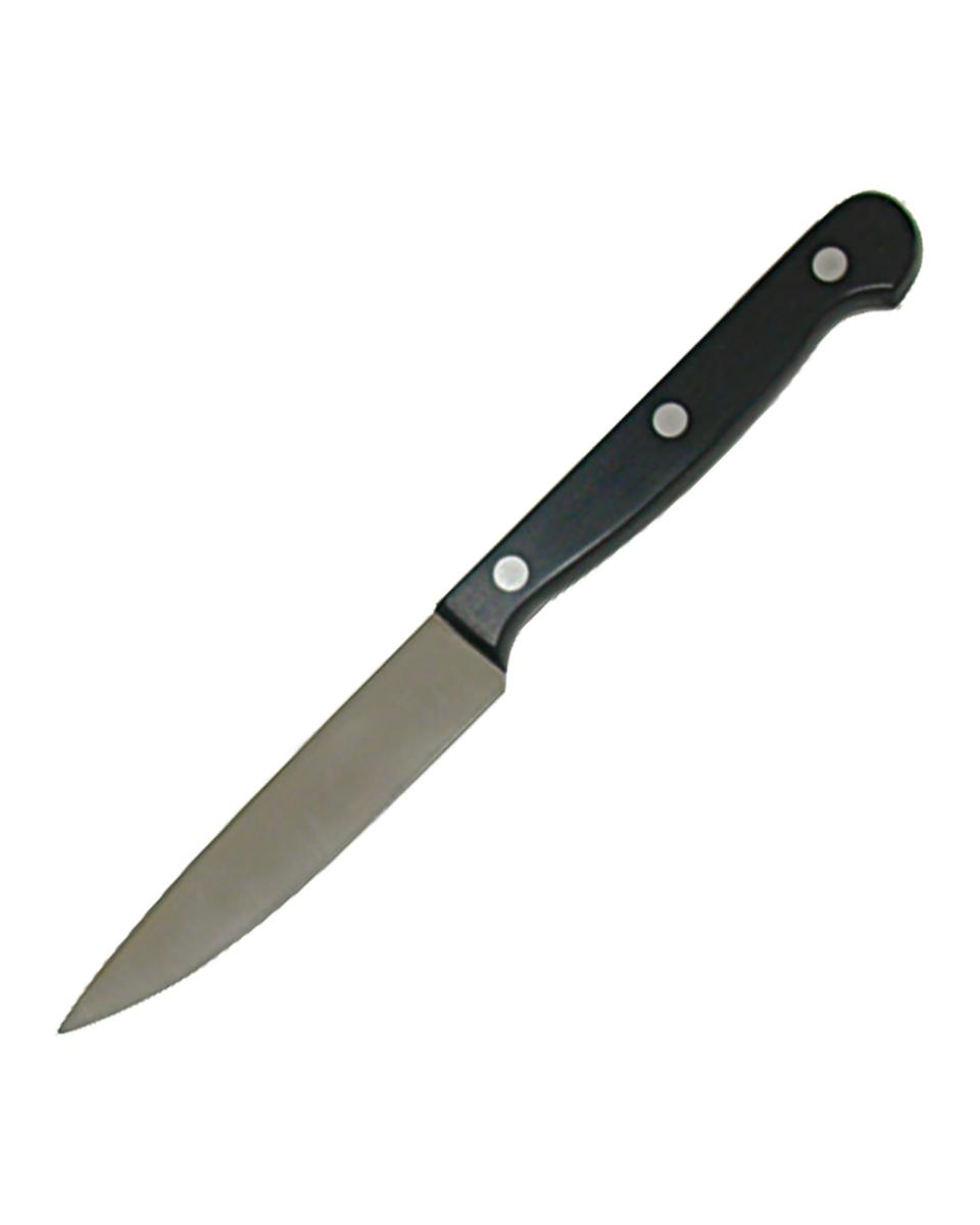 Couteau à Légumes - 10 CM - Noir - Promoline
