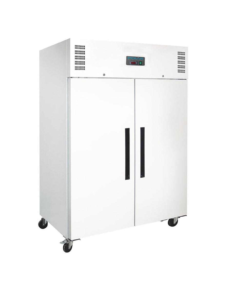 Réfrigérateur traiteur - 2/1 GN - 1200 Litres - Blanc - 2 portes - H 200 x 134 x 81,5 CM - 230 V - Polar - CC663