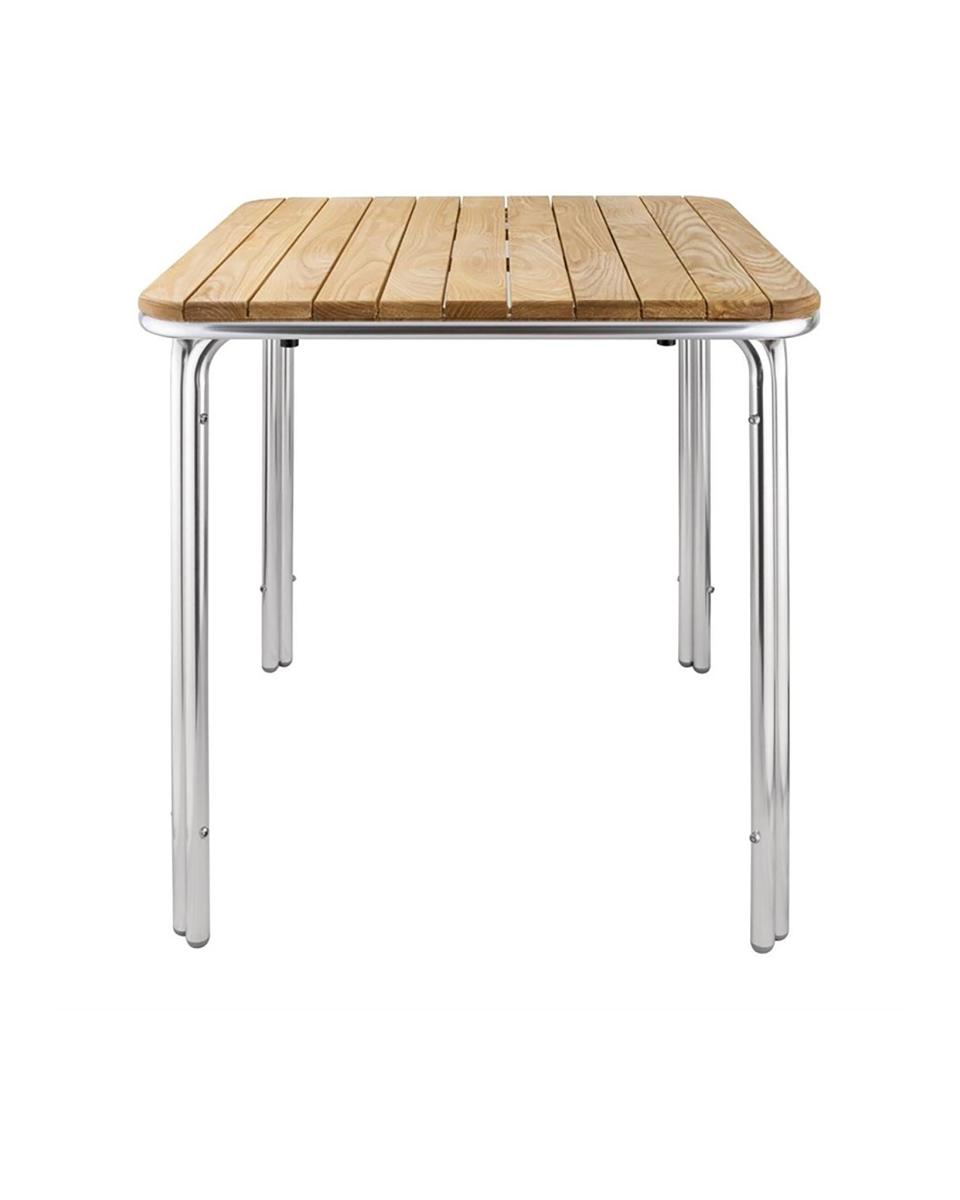 Table - H 88 x 70 x 54 CM - Frêne/Aluminium - Bolero - GL982