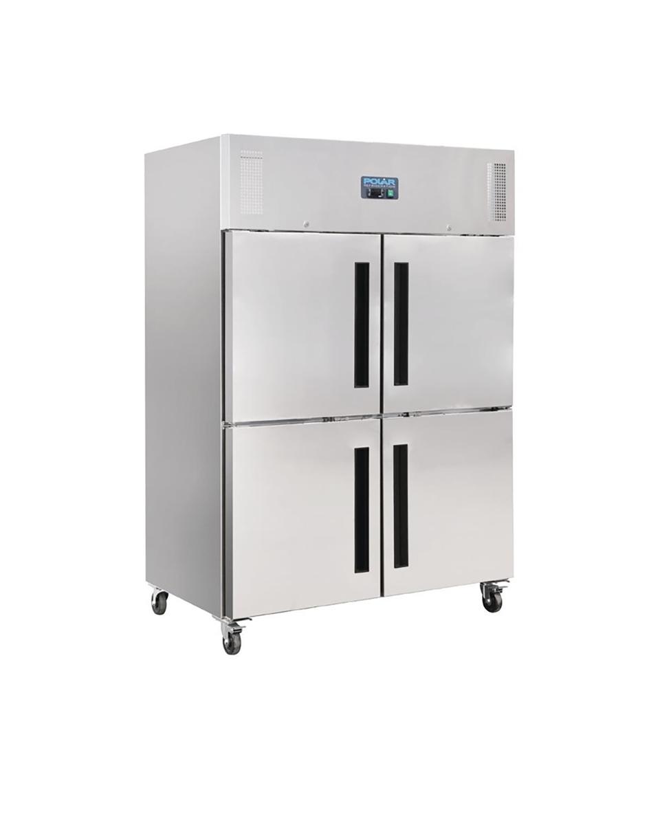 Réfrigérateur traiteur - 20 x 2/1 GN - 2 portes - H 201 x 134 x 80 CM - 230 V - Inox - Polar - CW195
