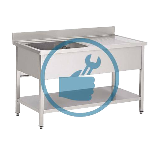 Évier en inox sur mesure