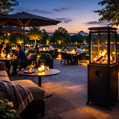 Chauffages de terrasse