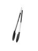 Serveertang - 30 CM - RVS/Silicone - Vogue - CS771