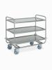 Chariot de service - 3 niveaux - Inox - Diamant - CS3/100S