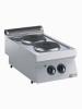 Cuisinière - Electrique - 2 Plaques - Ø23 CM - Modèle Table - Diamant - E17/2P4T-N