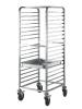 Regaalwagen - 20 x 2/1 GN - Acier Inoxydable - Diamant - CG220/B