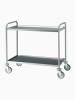 Chariot de service - 2 niveaux - inox - Diamant - CR2/100B