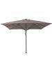 Parasol de marché Karin - Sans cantonnière - Taupe - H 415 x L 400 x P 400 cm - G-Line