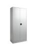 Classeur - Gris - H 180 x 80 x 38 CM - Avec serrure - FLC
