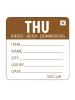 Etiquettes jour - Détachables - Jeudi - 500 pièces - H 4,9 x 6 CM - Vogue - L069