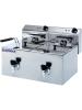 Friteuse double - 8+8 litres + robinet - Euromax - 10370CK