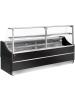 Vitrine Réfrigérée Comptoir - Vitrine 90° - 150 CM - Noir - Diamant - OL150/B5-R