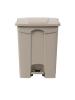 Poubelle à pédale - 65 Litres - H 67 x 49,5 x 40 CM - Polypropylène - Jantex - GH638