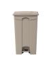 Poubelle à pédale - 87 Litres - H 82 x 49,5 x 40 CM - Polypropylène - Jantex - GH639