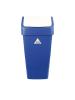 Poubelle - Couvercle basculant - Bleu - H 71 x 33 x 32 CM - Polypropylène - Scot Young - CC082