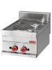 Cuisinière - Ligne 600 - 2 feux - Electrique - H 28 x 30 x 60 CM - 3000 W - 400 V - Inox - Gastro M - GN017