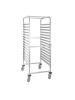 Regaalwagen - H 172 x 77 x 58,5 CM - Acier inoxydable - Vogue - GG499