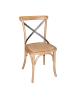 Chaise de restauration - 2 pièces - Naturel - H 88 x 46 x 54 CM - Bois/Métal - Bolero - GG656