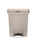 Poubelle à pédale - 30 Litres - Beige - H 53,6 x 42,5 x 27,1 CM - Résine polyéthylène - Rubbermaid - GL021