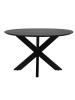 Table d'appoint Hendriks - Rond - Noir - Mango - Ø130 CM - G-Line