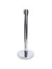 Poteau de barrière - Cordon de traction noir - Acier inoxydable - G-Line