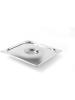 Couvercle Gastronorm - 2/3 GN - acier inoxydable - Encoche pour cuillère - Kitchen Line - Hendi - 806920