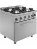 Cuisinière à gaz - Four électrique - 4 Fosse - Saro - 423-1035