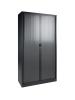 Armoire à portes roulantes - Anthracite - H 195 x 120 x 43 CM - Proflight