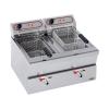 Friteuse - H 42 x 62 x 58 CM - 30 KG - 220 - 240 - Sans - Prise V - 3450 W - Inox - 9 Litre - Electrique - Stilfer - 527209