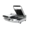 Contact grill Duo - H 17.6 x 61.7 x 45.9 CM - 17 KG - 220-240 V - 3000 W - Inox - Nervuré / Lisse - +120°C / +400°C - Céramique - SpidoCook - 596055
